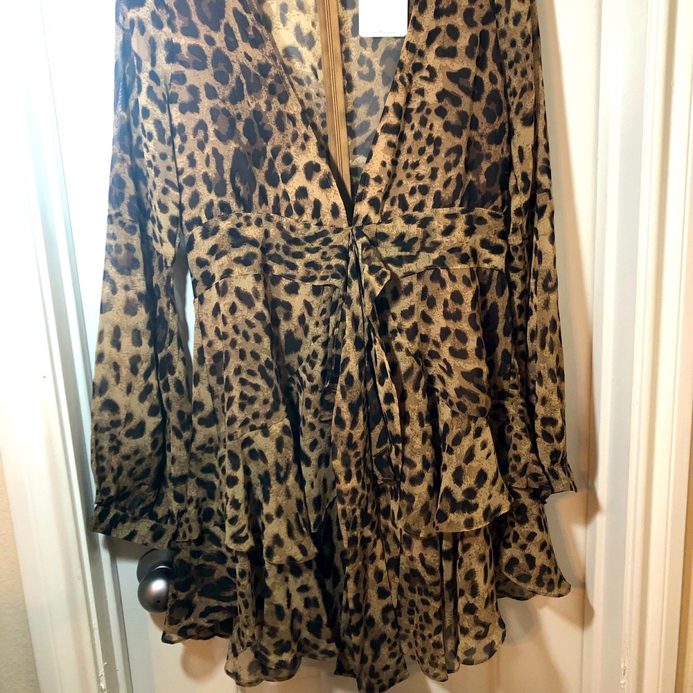 Cheetah print dress